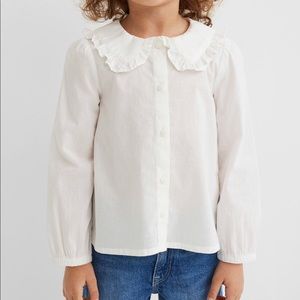 Toddler H&M Ruffle-collar Dress Shirt